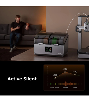 محفظه نگهداری فیلامنت کریلیتی مدل Creality SpacePi X4 برند Creality