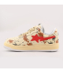 کفش کتانی بیپ مدل Bape Sk8 Sta Low ‘Paint Beige’