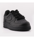 کفش کتانی نایک Air Force 1 Matte Black با بندهای طنابی مشکی