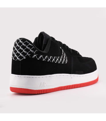 کفش نایک ایرفورس ۱ مشکی نارنجی | Nike Air Force 1 ‘Sea Wave’