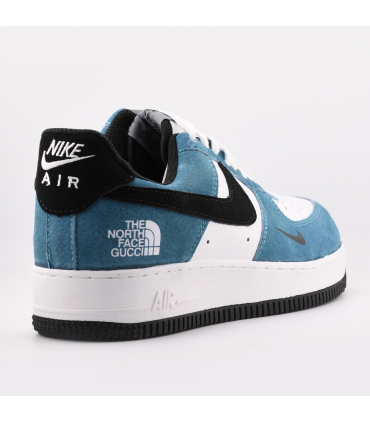 کفش نایک ایرفورس 1 کالاب نورث فیس | Nike AF1 Low x TNF ‘Gucci Blue’ Limited
