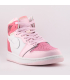 کفش کتانی نایک Air Jordan 1 Mid Digital Pink | اورجینال - رنگ صورتی
