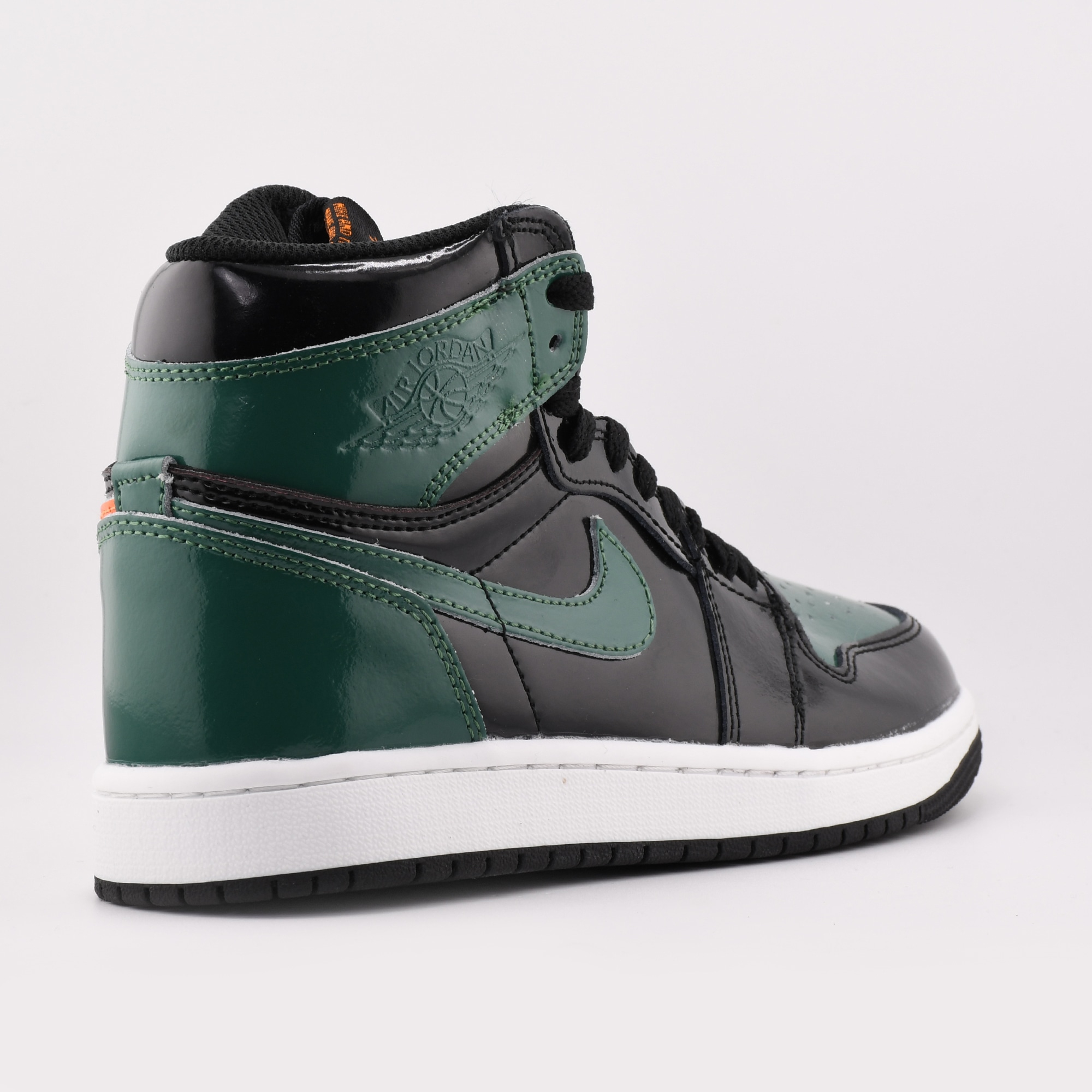 کفش اورجینال Nike Air Jordan 1 High OG ورنی سبز-مشکی | چرم براق Patent Leather