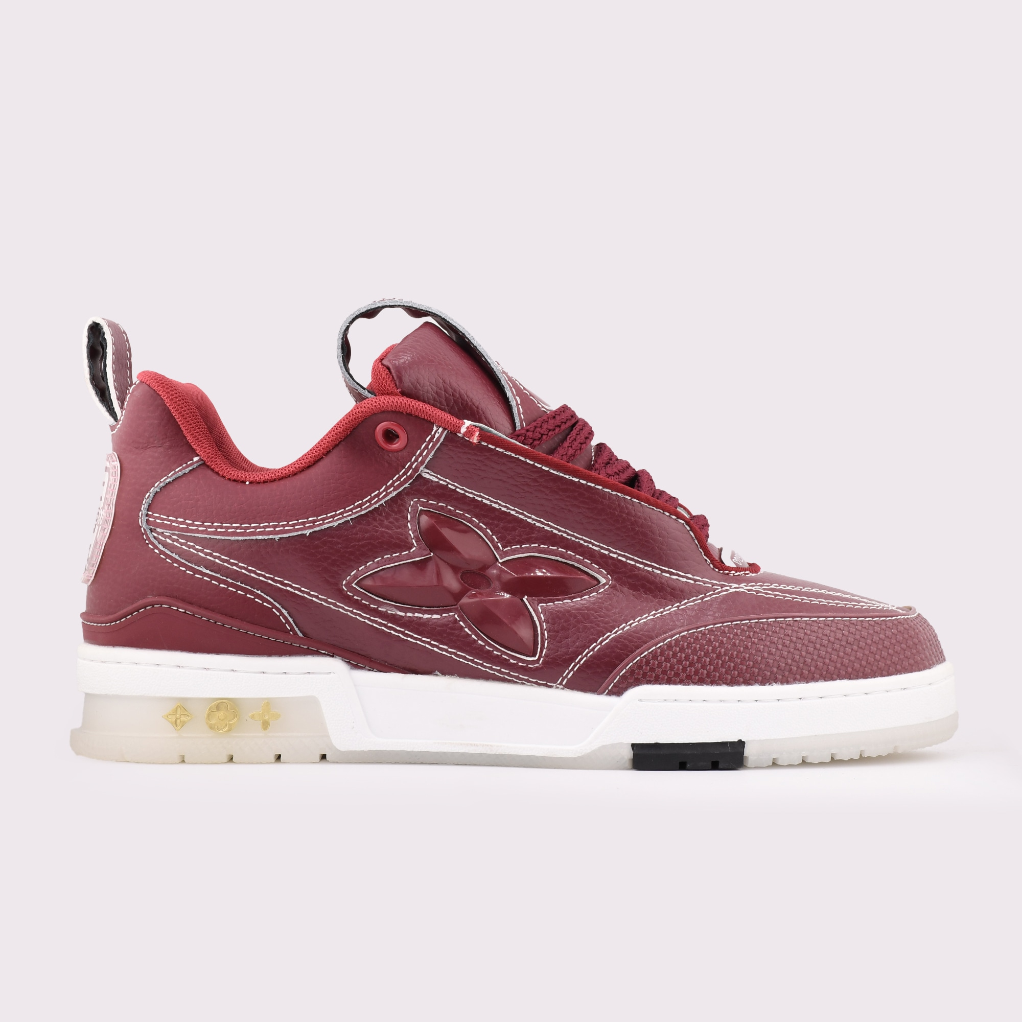 کفش اسنیکر Louis Vuitton مدل Skate Trainers رنگ گیلاسی (Cherry)