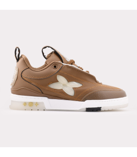 کفش اسنیکر Louis Vuitton مدل LV Skate رنگ قهوهای | شیک و اورجینال