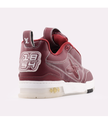 کفش اسنیکر Louis Vuitton مدل Skate Trainers رنگ گیلاسی (Cherry)