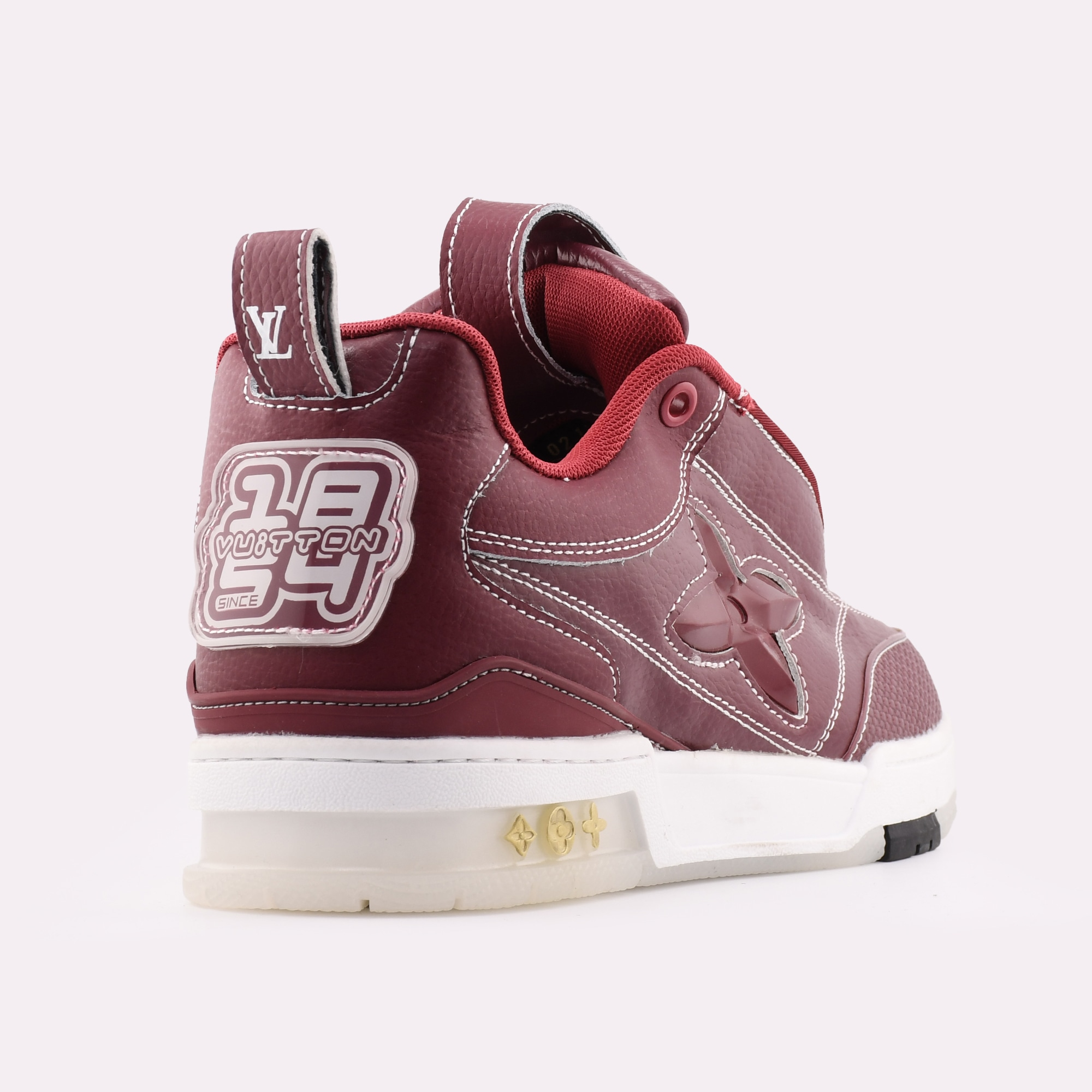 کفش اسنیکر Louis Vuitton مدل Skate Trainers رنگ گیلاسی (Cherry)