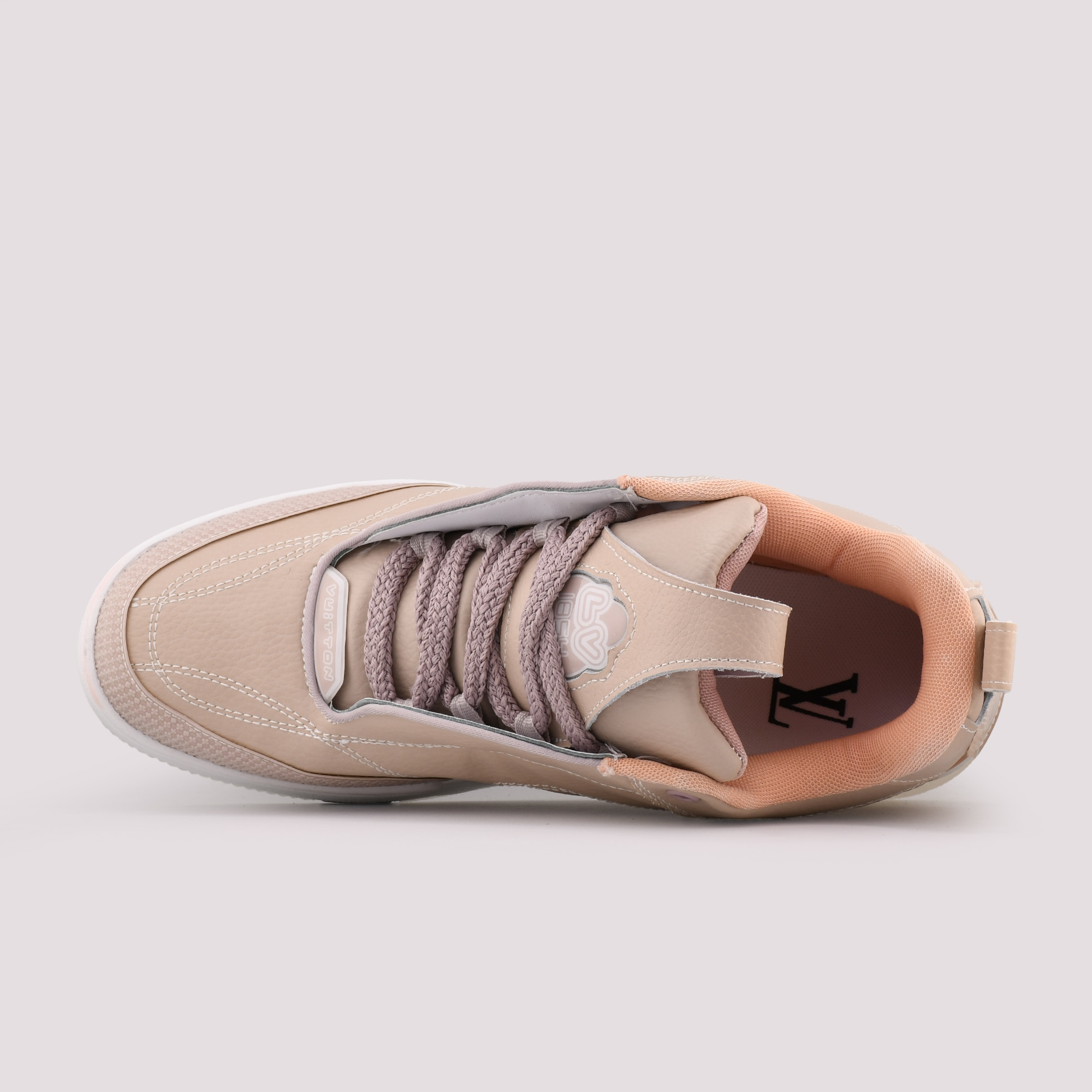 کفش اسنیکر مردانه Louis Vuitton مدل LV Skate رنگ بژ | لوکس و راحت