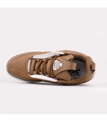کفش اسنیکر Louis Vuitton مدل LV Skate رنگ قهوهای | شیک و اورجینال