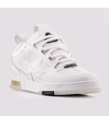 کفش اسنیکر لویی ویتون مدل LV Skate رنگ سفید