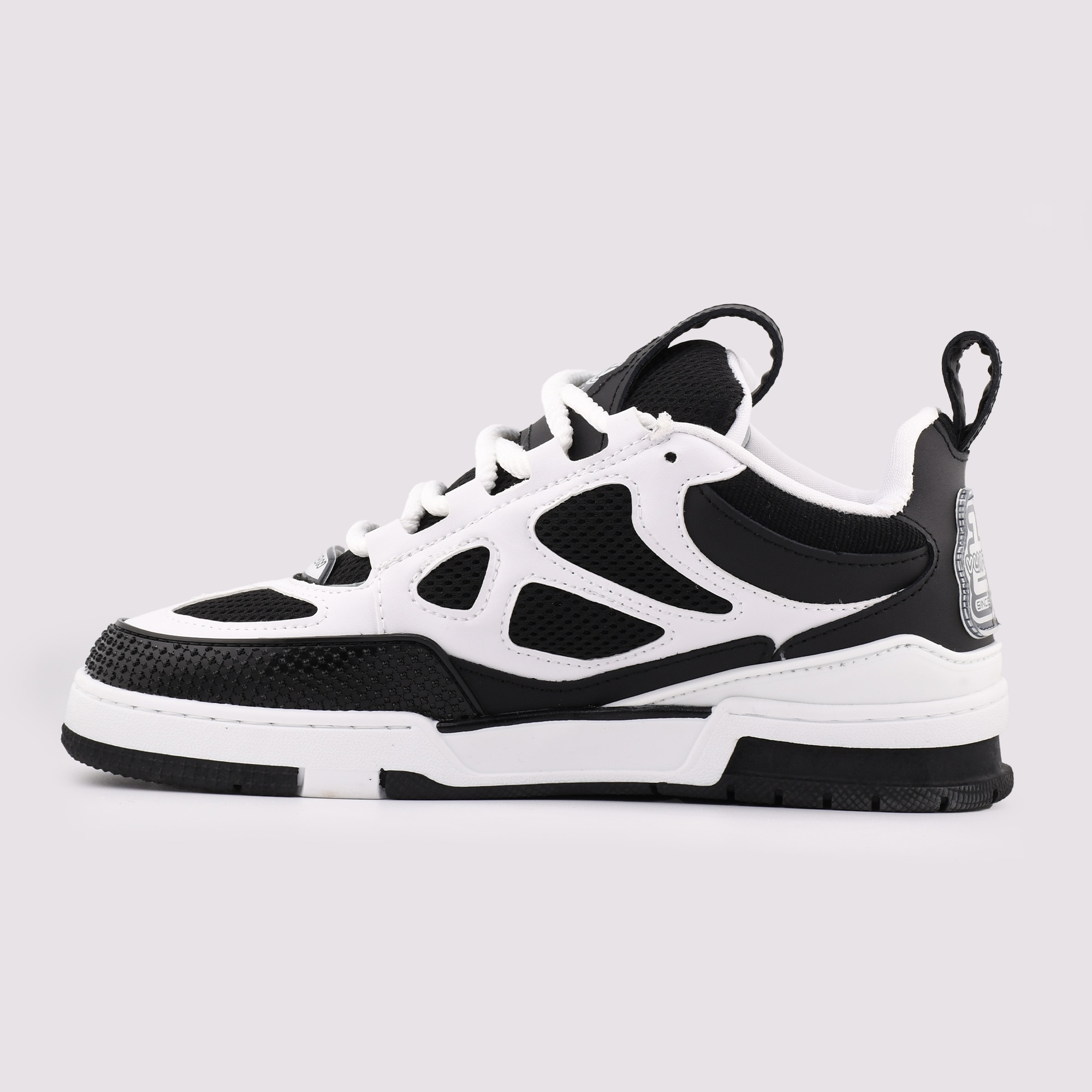 کفش لویی ویتون LV Skate Trainer اورجینال - رنگ مارین (آبی دریایی) و سفید