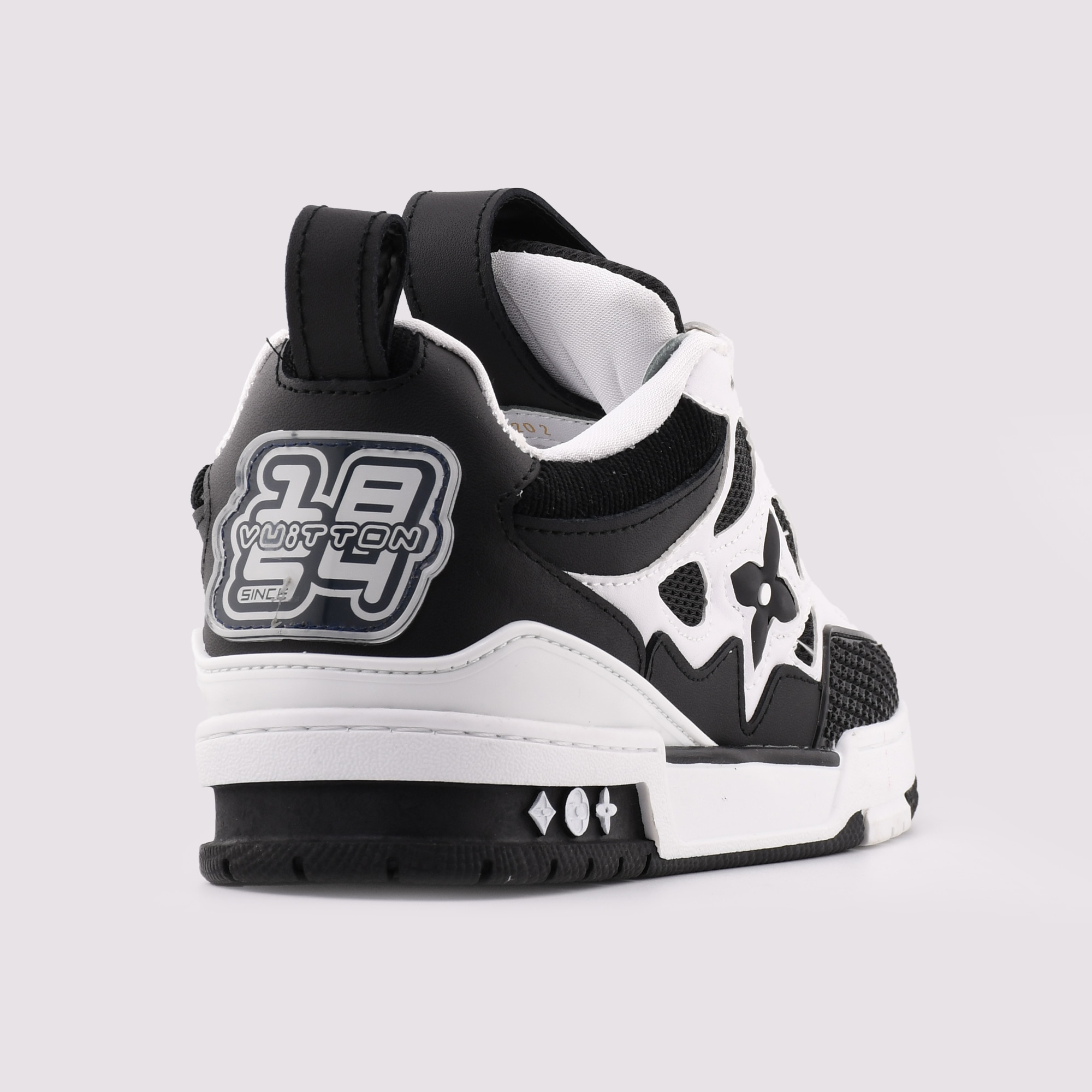 کفش لویی ویتون LV Skate Trainer اورجینال - رنگ مارین (آبی دریایی) و سفید
