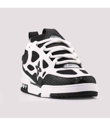 کفش لویی ویتون LV Skate Trainer اورجینال - رنگ مارین (آبی دریایی) و سفید
