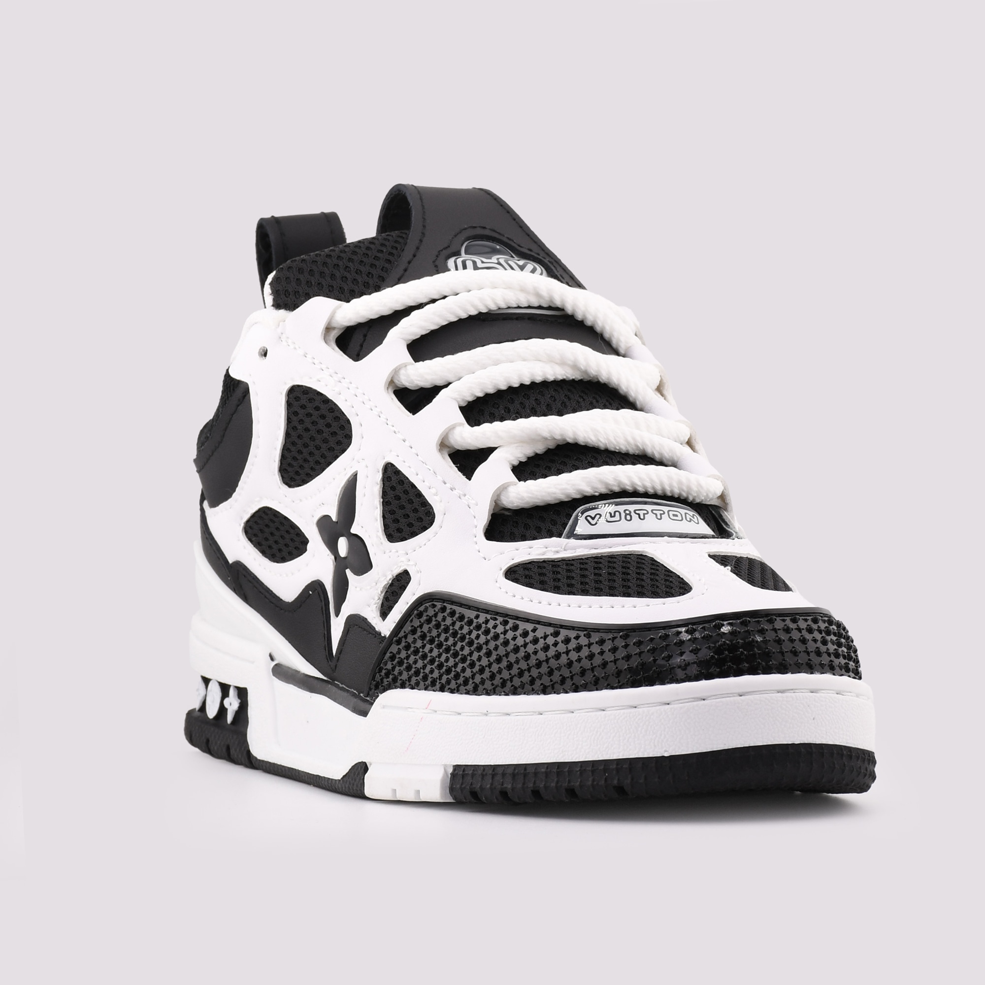کفش لویی ویتون LV Skate Trainer اورجینال - رنگ مارین (آبی دریایی) و سفید
