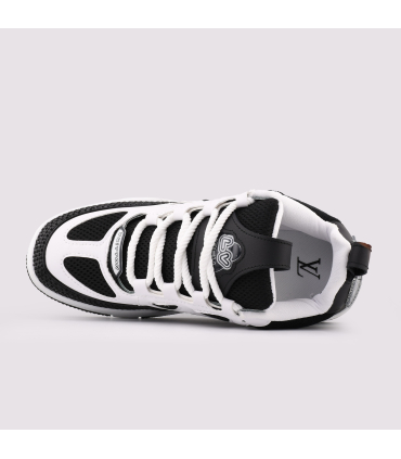 کفش لویی ویتون LV Skate Trainer اورجینال - رنگ مارین (آبی دریایی) و سفید