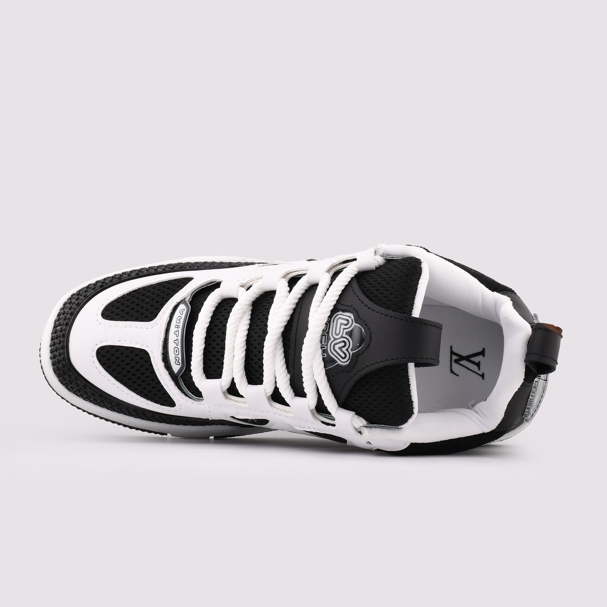 کفش لویی ویتون LV Skate Trainer اورجینال - رنگ مارین (آبی دریایی) و سفید