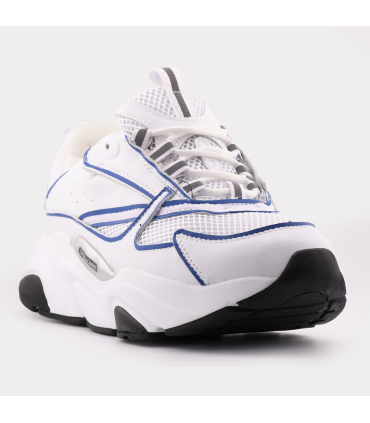 اسنیکر دیور B22 اورجینال - سفید و آبی (White and Blue)