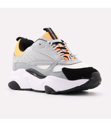 اسنیکر دیور B22 اورجینال - طوسی و نارنجی (Grey and Orange)