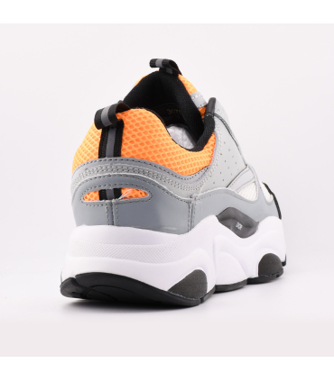 اسنیکر دیور B22 اورجینال - طوسی و نارنجی (Grey and Orange)