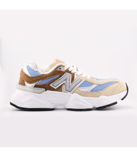 اسنیکر نیو بالانس 9060 اورجینال - ترکیب رنگ بژ و قهوهای (Beige/Brown)
