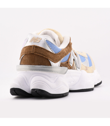 اسنیکر نیو بالانس 9060 اورجینال - ترکیب رنگ بژ و قهوهای (Beige/Brown)