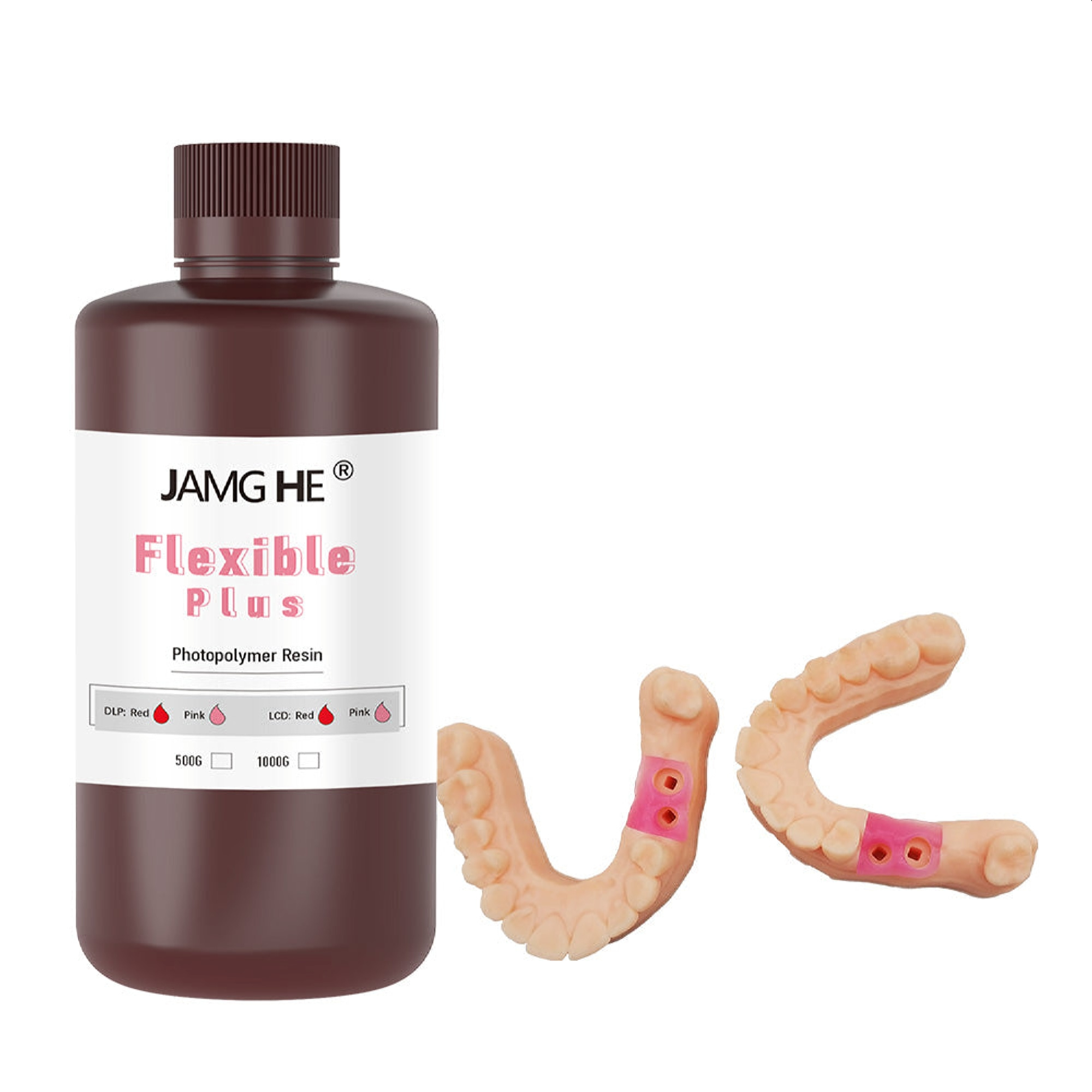 رزین پرینتر سه بعدی جمغه مدل Gingiva Mask برند Jamghe