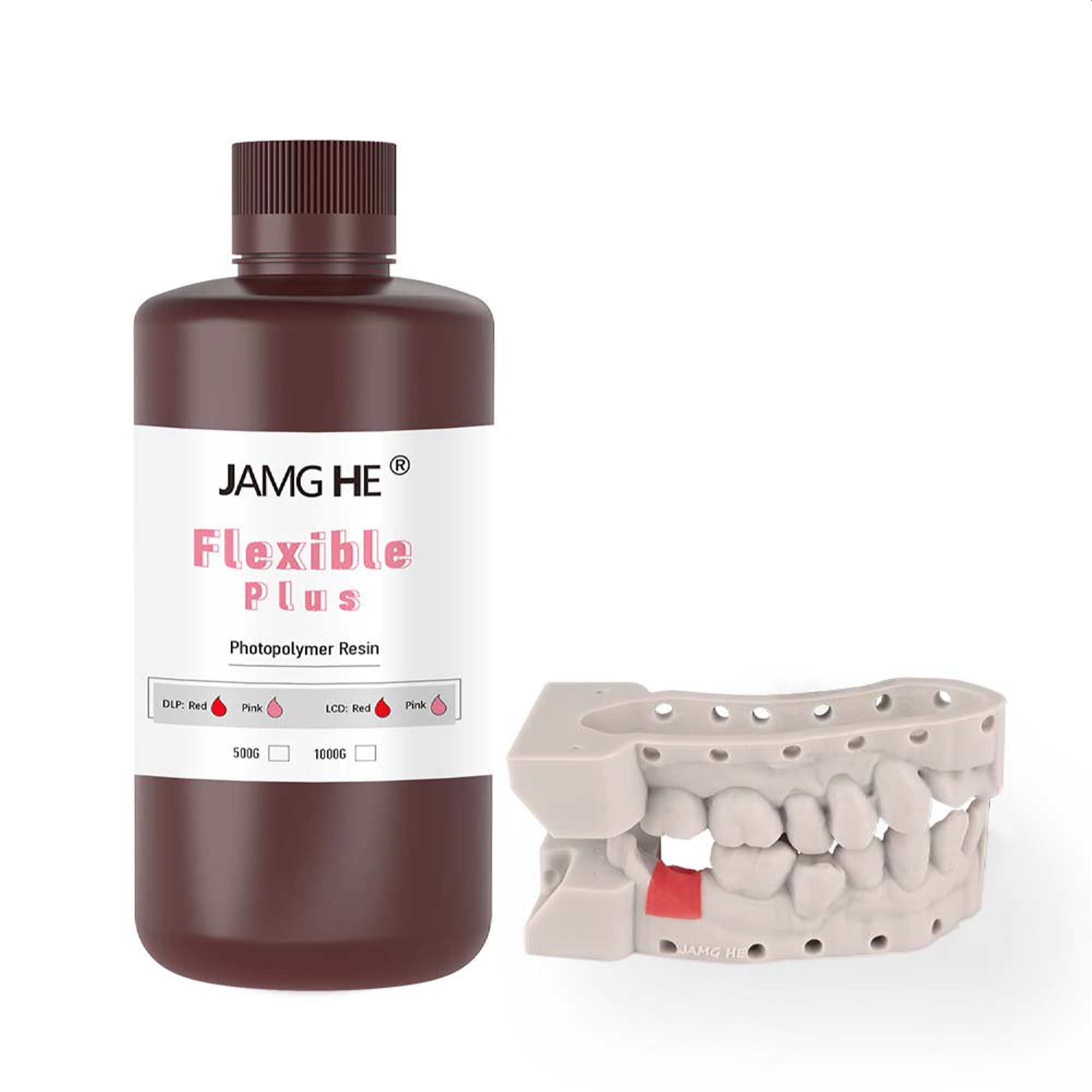 رزین پرینتر سه بعدی جمغه مدل Gingiva Mask برند Jamghe