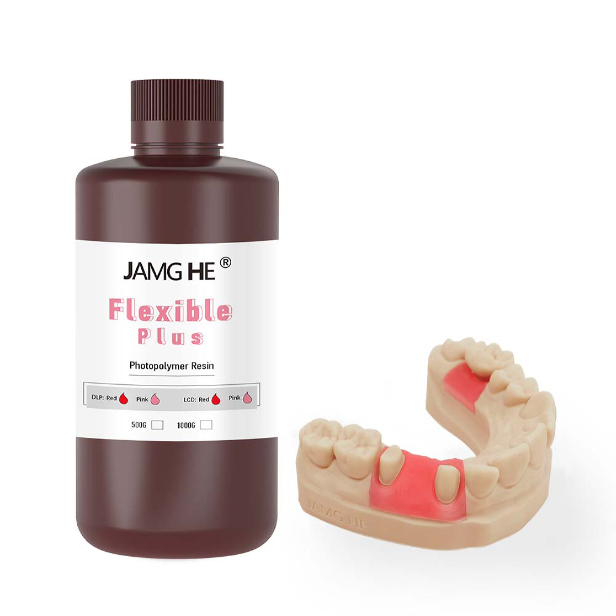 رزین پرینتر سه بعدی جمغه مدل Gingiva Mask برند Jamghe