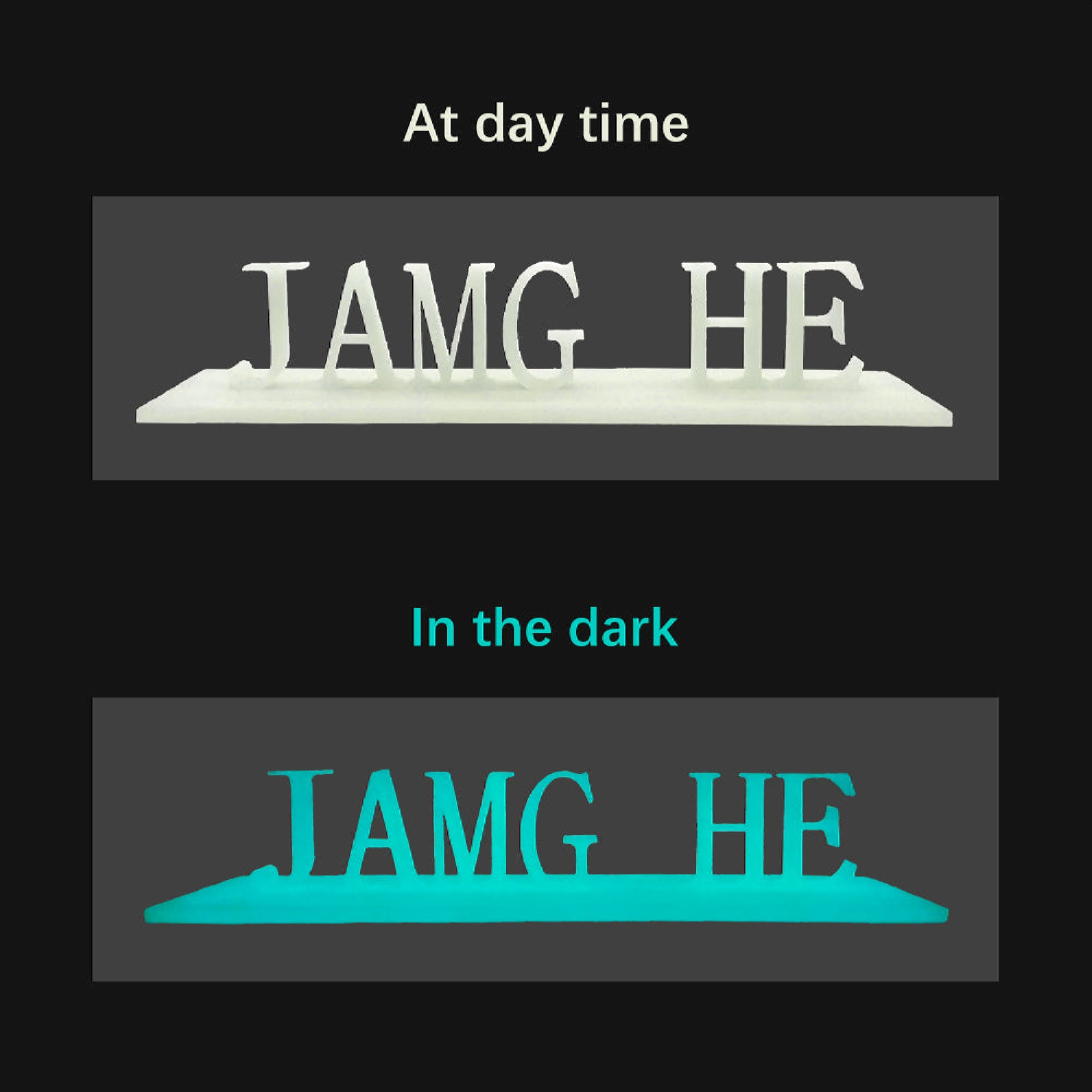 رزین پرینتر سه بعدی جمغه مدل Glow in Dark برند Jamghe
