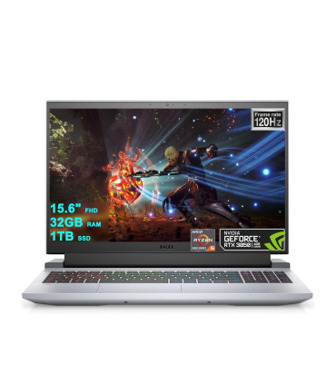 لپ تاپ 15.6 اینچی دل مدل Dell G15 5515 Ryzen 5 5600H 16GB 128GB 3050 144Hz (استوک)