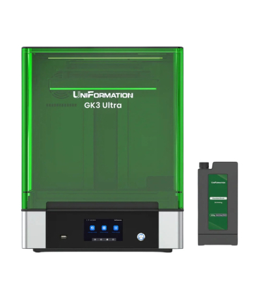 پرینتر سه بعدی یونیفورمیشن مدل GK3 Ultra برند Uniformation همراه با 3 لیتر رزین هدیه