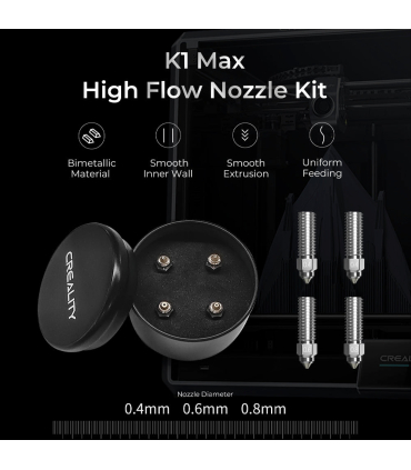 کیت نازل جریان بالا پرینتر سه بعدی کریلیتی مدل K1 ،K1 Max ،Ender 3 V3 KE ،CR-10 SE برند Creality