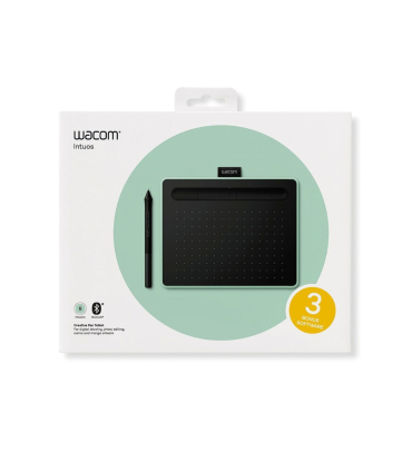 قلم نوری وکام مدل Intuos Small Bluetooth Pistachio برند Medium