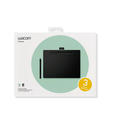 قلم نوری وکام مدل Intuos Medium Bluetooth Pistachio برند Medium