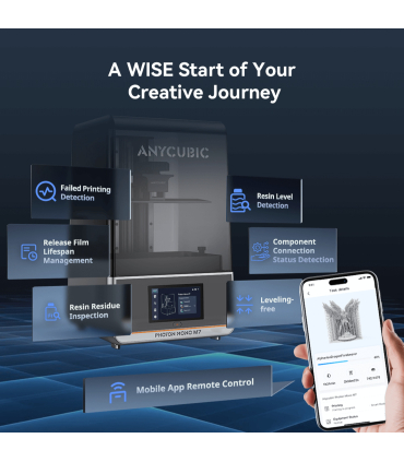 پرینتر سه بعدی رزینی انیکیوبیک مدل Photon Mono M7 برند Anycubic