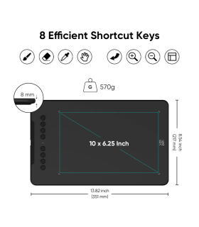 تبلت طراحی ایکس پی پن مدل Deco 01 V3 برند Xp pen