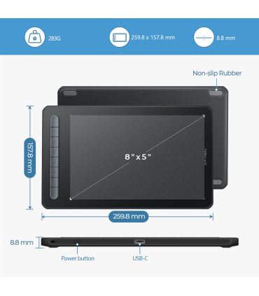 تبلت طراحی ایکس پی پن مدل Deco M برند Xp pen