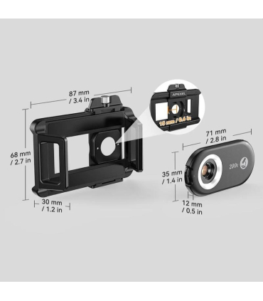 لنز میکروسکوپی موبایل اپکسل مدل APL-MS200 برند Apexel