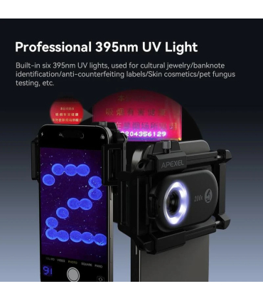 لنز میکروسکوپی موبایل اپکسل مدل APL-MS200 برند Apexel