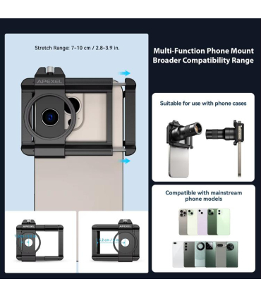 لنز میکروسکوپی موبایل اپکسل مدل APL-TM6 برند Apexel