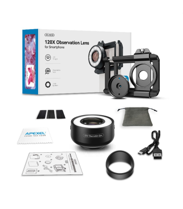 لنز میکروسکوپی موبایل اپکسل مدل APL-MS120 برند Apexel