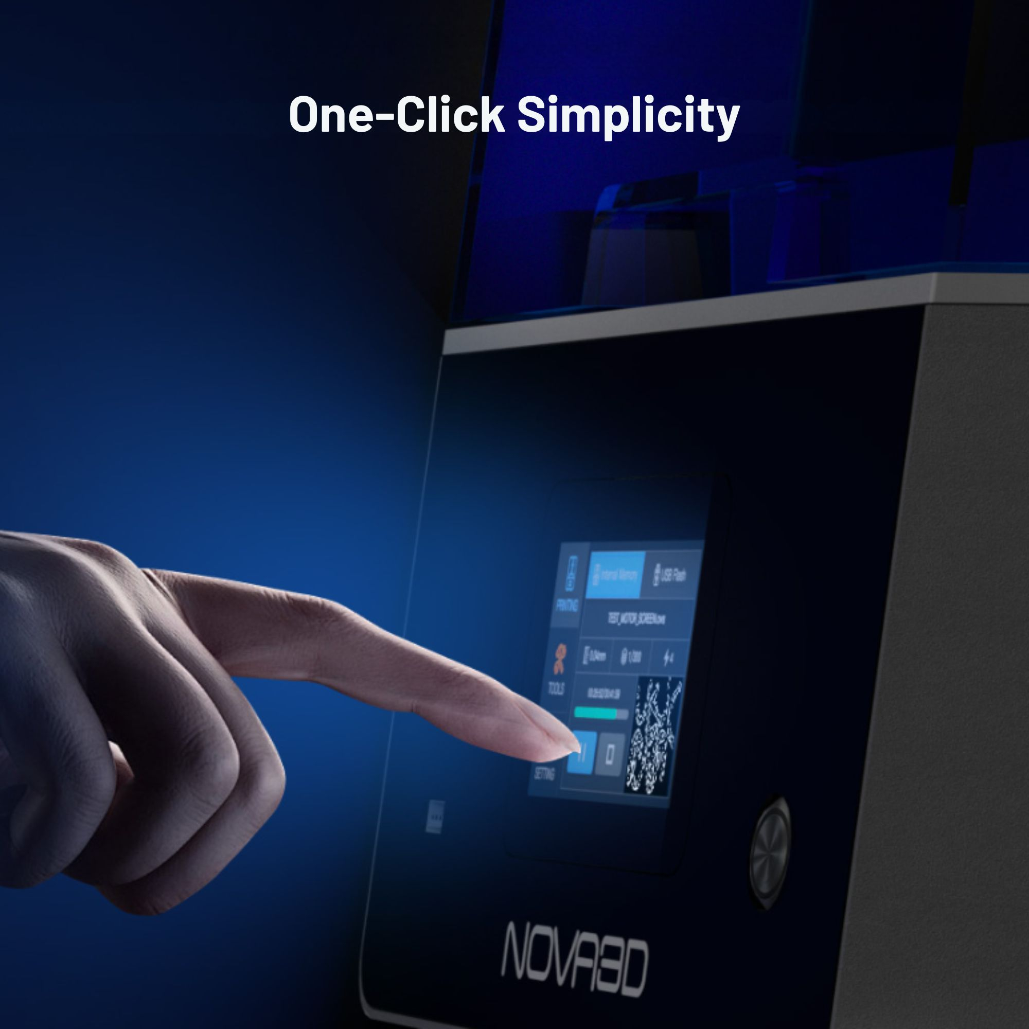 پرینتر سه بعدی نوا تری دی مدل Gem3 برند Nova3D