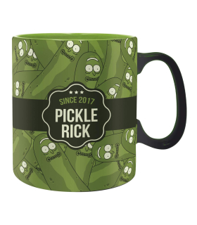 ماگ سرامیکی اورجینال ریک و مورتی طرح ریک خیارشور (Pickle Rick) | ۴۶۰ml | قابل استفاده در مایکروویو | ABYstyle