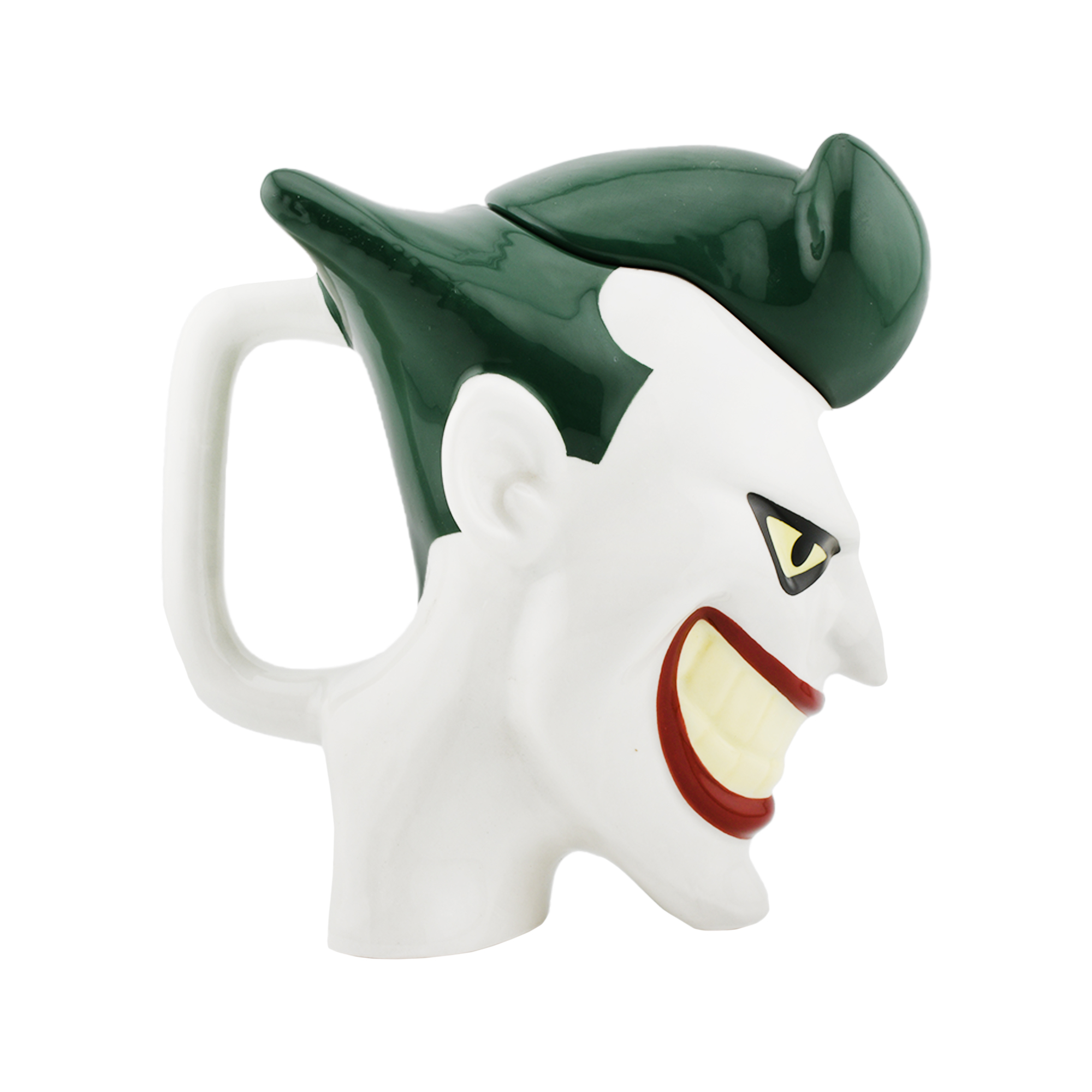 ماگ سرامیکی 3D جوکر (Joker) درب دار | طرح سر جوکر | DC Comics | 350 میلیلیتر