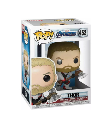 اکشن فیگور فانکو پاپ ثور با تبر و لباس کوانتومی (Thor) اندگیم #482