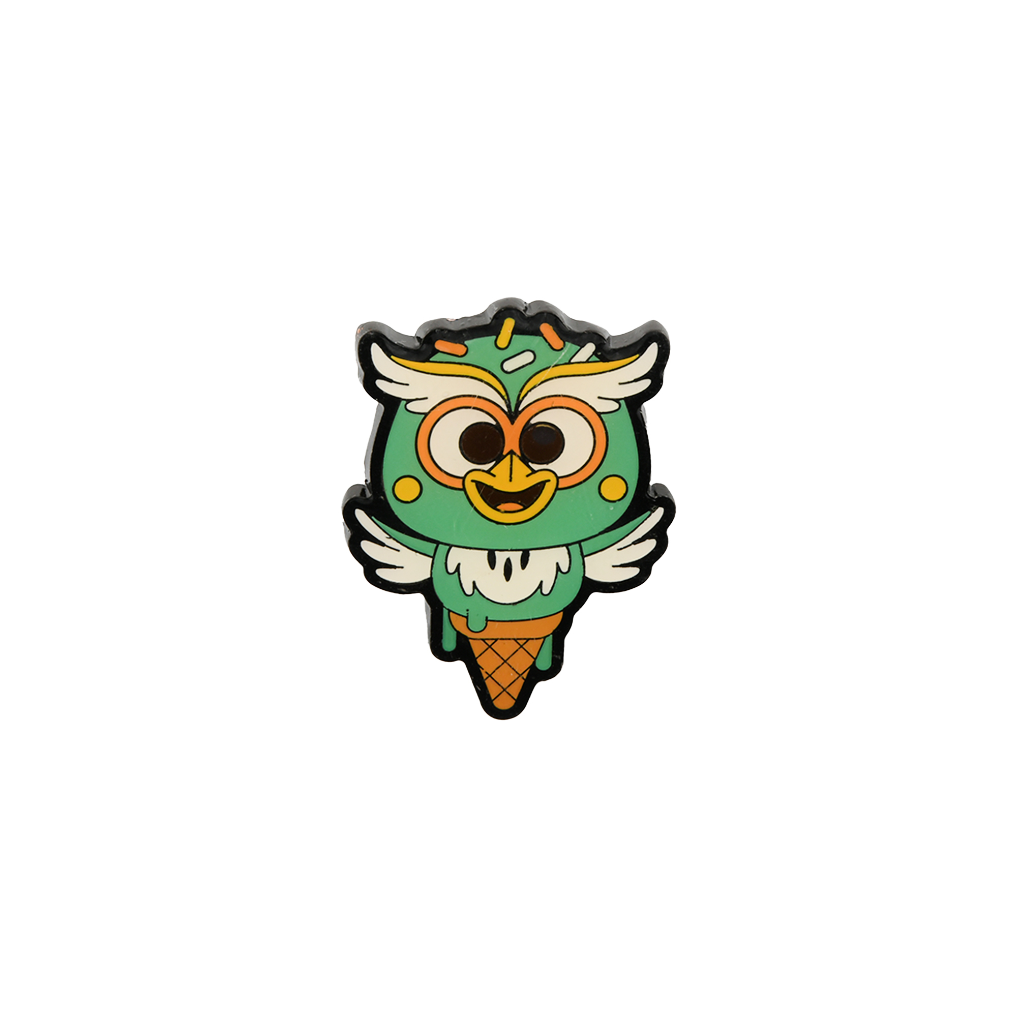 پیکسل فلزی Loungefly طرح جغد بستنی قیفی (Owl Ice Cream) سبز