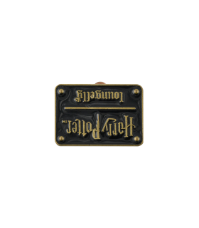 پیکسل فلزی Loungefly لوگوی هری پاتر (Harry Potter) مشکی طلایی