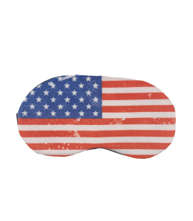 چشم بند خواب فانتزی طرح پرچم آمریکا (USA Flag) - مسافرتی و شیک