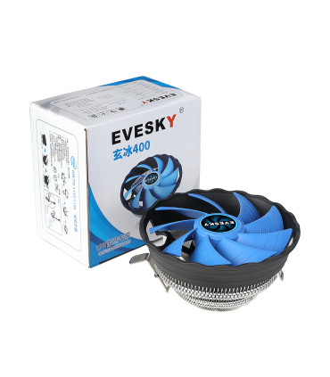 خنک کننده CPU بادی EVESKY Bing 400 مشکی