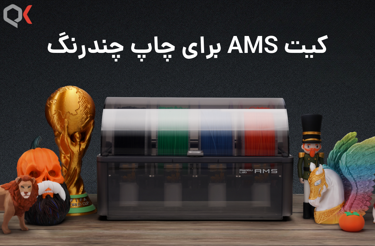 کیت AMS پرینتر سه بعدی بامبو لب مدل P1S